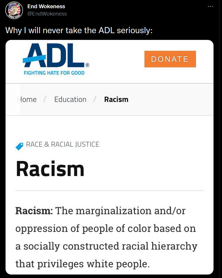 Why I will never take the ADL [Anti-Defamation League] seriously: