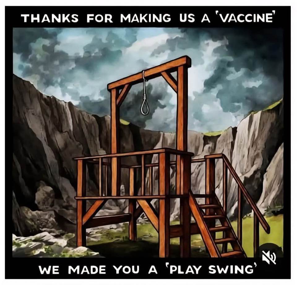 Thanks for making us a “vaccine.” We made you a “play swing.”