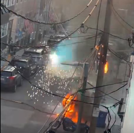 Another Massachusetts Democrat “Success” – Videos show burning electrical wires, sparks flying in Charlestown neighborhood